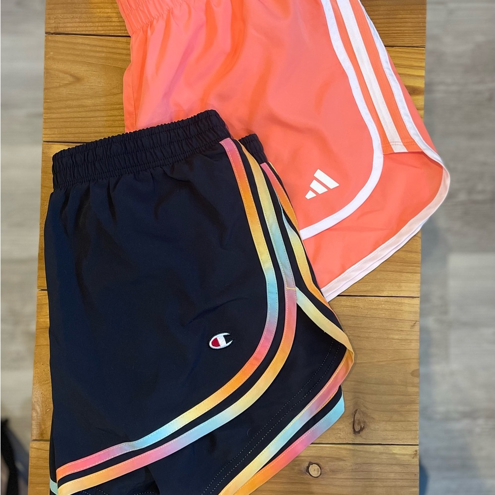 🏃‍♀️SET 😊 Champion and Adidas Shorts Athleticwear